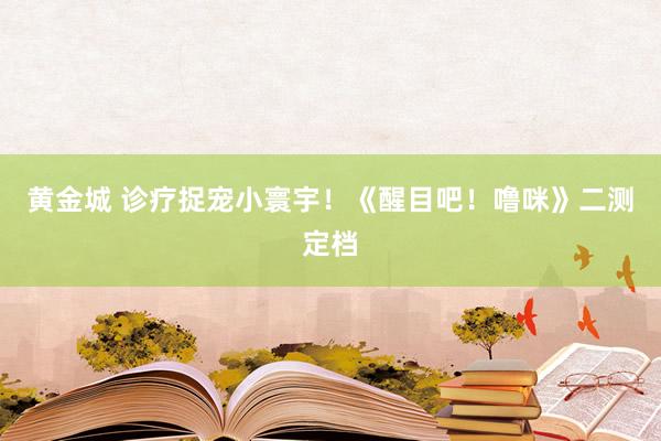 黄金城 诊疗捉宠小寰宇！《醒目吧！噜咪》二测定档